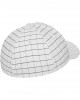 Шапка с козирка в бяло Flexfit Square Check Cap, Аксесоари - Lit.bg