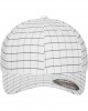 Шапка с козирка в бяло Flexfit Square Check Cap, Аксесоари - Lit.bg