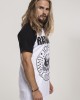 Мъжка тениска MERCHCODE Ramones Circle в бяло и черно, Мъже - Lit.bg Мъжка тениска MERCHCODE Ramones Circle в бяло и черно, Мъже - Lit.bg