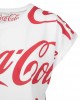 Дамска тениска Merchcode Coca Cola в бял цвят, Жени - Lit.bg