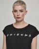 Дамска тениска Merchcode Friends Logo в черен цвят, Жени - Lit.bg