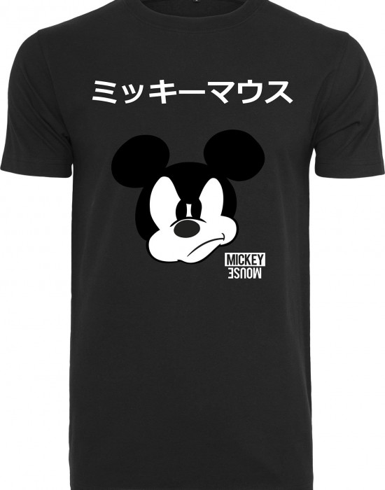 Мъжка тениска Merchcode  Mickey Japanese в черен цвят, Мъже - Lit.bg