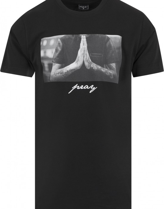 Mъжка тениска Mister Tee Pray black, Мъже - Lit.bg