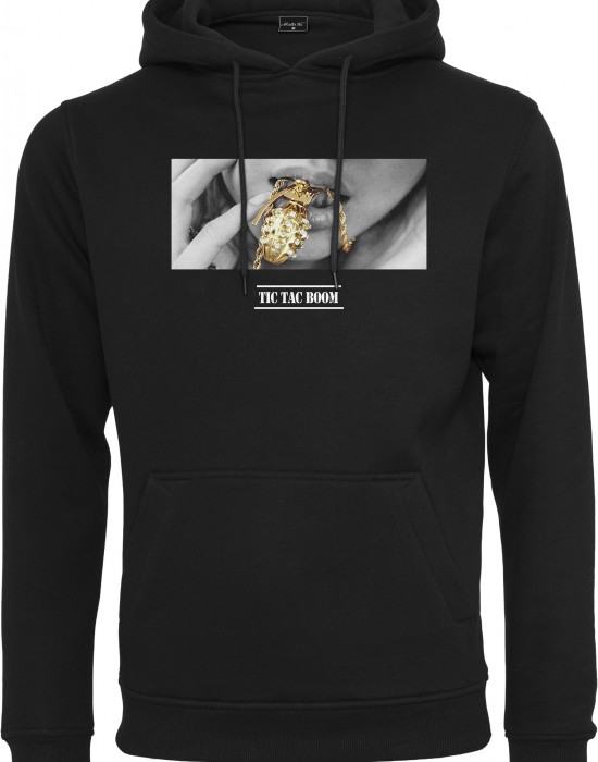 Мъжки суичър Mister Tee Boom Hoody в черен цвят, Мъже - Lit.bg Мъжки суичър Mister Tee Boom Hoody в черен цвят, Мъже - Lit.bg