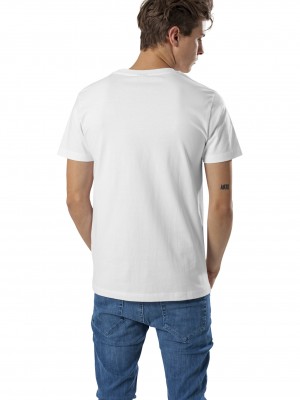 Мъжка тениска Mister Tee Shoebox  в бял цвят