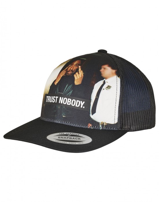 2Pac / Tupac Trust Nobody Retro Trucker Шапка с козирка, Аксесоари - Lit.bg