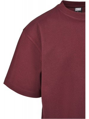 Мъжка тениска Urban Classics Tall във винено червено redwine
