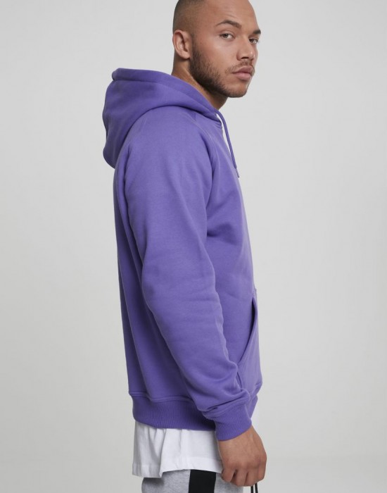 Мъжки изчистен виолетов суичър Urban Classics ultraviolet TB014, Мъже - Lit.bg
