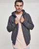 Мъжки изчистен суичър с цип Urban Classics charcoal TB014C, Мъже - Lit.bg Мъжки изчистен суичър с цип Urban Classics charcoal TB014C, Мъже - Lit.bg
