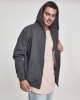 Мъжки изчистен суичър с цип Urban Classics charcoal TB014C, Мъже - Lit.bg Мъжки изчистен суичър с цип Urban Classics charcoal TB014C, Мъже - Lit.bg