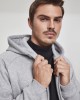 Мъжки изчистен суичър с цип Urban Classics gray TB014C, Мъже - Lit.bg