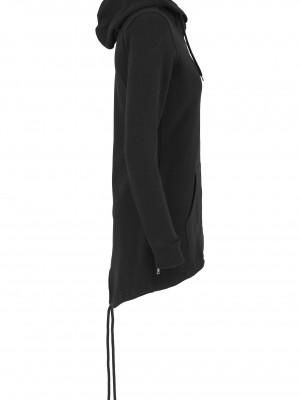 Дамски суичър в черно Urban Classics Ladies Sweat Parka