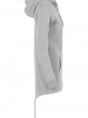 Дамски суичър в сиво Urban Classics Ladies Sweat Parka