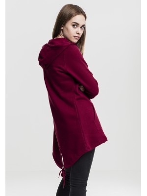 Дамски суичър в цвят бургунди Urban Classics Ladies Sweat Parka