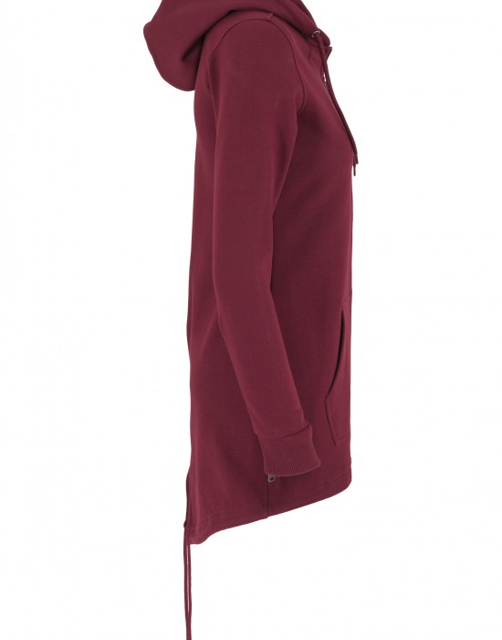 Дамски суичър в цвят бургунди Urban Classics Ladies Sweat Parka, Жени - Lit.bg