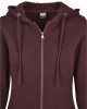 Дамски суичър в тъмночервено Urban Classics Ladies Sweat Parka, Жени - Lit.bg
