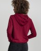 Дамски суичър в цвят бордо Urban Classics Ladies Cropped Terry Hoody, Жени - Lit.bg