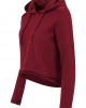 Дамски суичър в цвят бордо Urban Classics Ladies Cropped Terry Hoody, Жени - Lit.bg