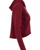 Дамски суичър в цвят бордо Urban Classics Ladies Cropped Terry Hoody, Жени - Lit.bg