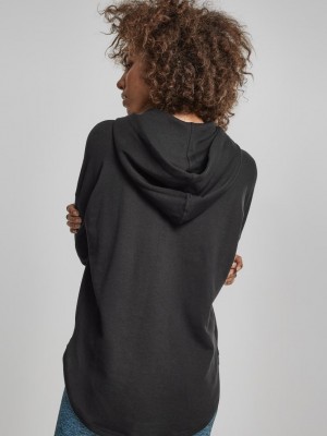 Дамски суичър в черно Urban Classics Ladies Oversized Terry Hoody 