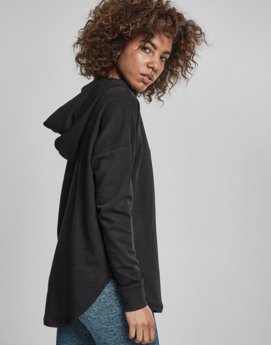 Дамски суичър в черно Urban Classics Ladies Oversized Terry Hoody, Жени - Lit.bg