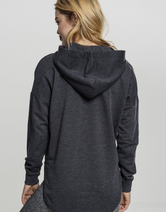 Дамски суичър в цвят графит Urban Classics Ladies Oversized Terry Hoody, Жени - Lit.bg