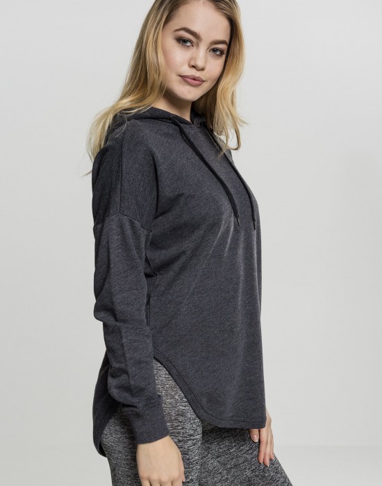 Дамски суичър в цвят графит Urban Classics Ladies Oversized Terry Hoody, Жени - Lit.bg