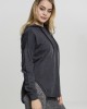 Дамски суичър в цвят графит Urban Classics Ladies Oversized Terry Hoody, Жени - Lit.bg