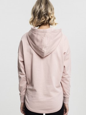 Дамски суичър в светлорозово Urban Classics Ladies Oversized Terry Hoody