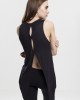 Дамски потник в черен цвят Urban Classics Ladies HiLo Viscose Top black, Жени - Lit.bg