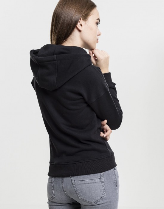 Дамски суичър в черно Urban Classics Ladies Hoody, Жени - Lit.bg