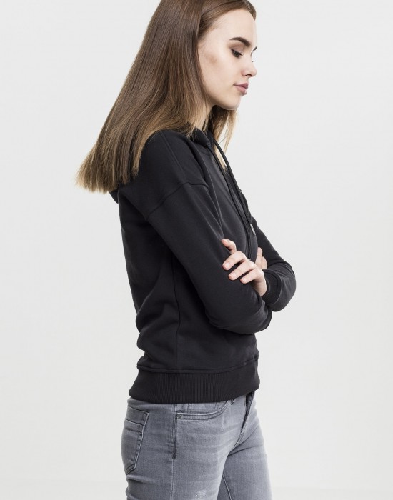 Дамски суичър в черно Urban Classics Ladies Hoody, Жени - Lit.bg