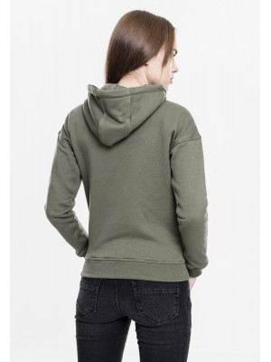 Дамски суичър в цвят маслина Urban Classics Ladies Hoody 