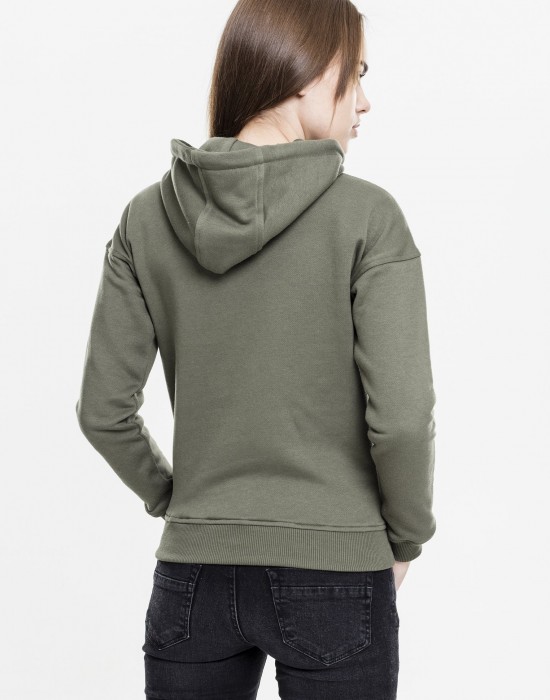 Дамски суичър в цвят маслина Urban Classics Ladies Hoody, Жени - Lit.bg Дамски суичър в цвят маслина Urban Classics Ladies Hoody, Жени - Lit.bg