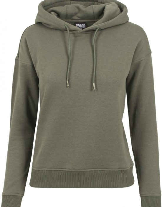 Дамски суичър в цвят маслина Urban Classics Ladies Hoody, Жени - Lit.bg Дамски суичър в цвят маслина Urban Classics Ladies Hoody, Жени - Lit.bg