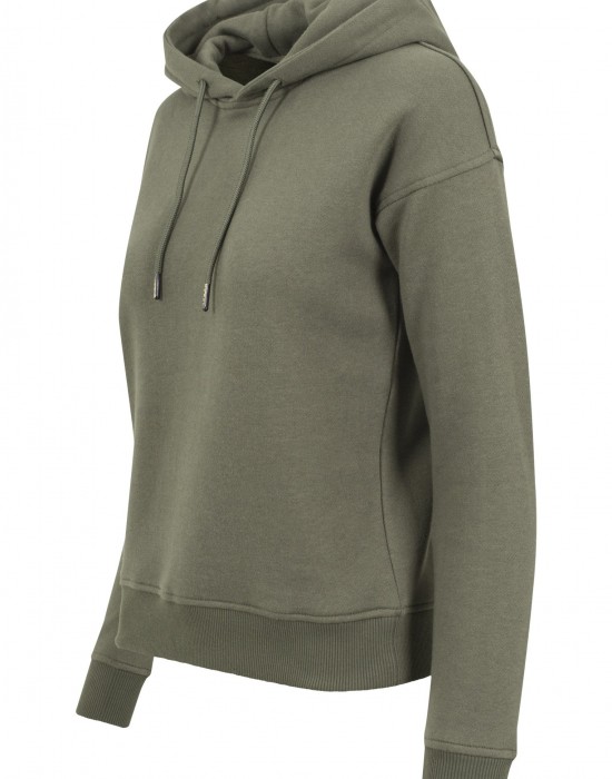 Дамски суичър в цвят маслина Urban Classics Ladies Hoody, Жени - Lit.bg Дамски суичър в цвят маслина Urban Classics Ladies Hoody, Жени - Lit.bg