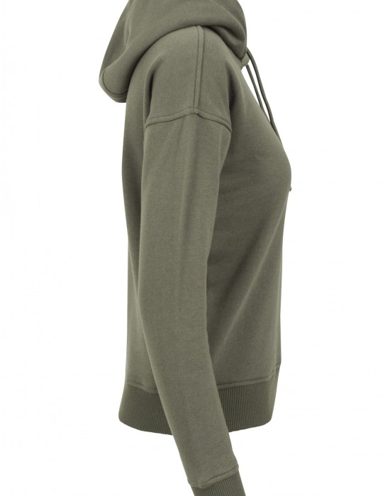 Дамски суичър в цвят маслина Urban Classics Ladies Hoody, Жени - Lit.bg Дамски суичър в цвят маслина Urban Classics Ladies Hoody, Жени - Lit.bg