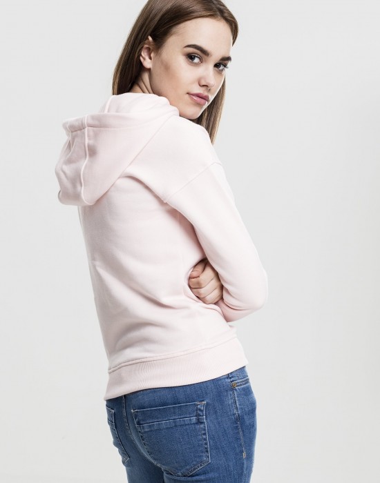 Дамски суичър в розово Urban Classics Ladies Hoody, Жени - Lit.bg Дамски суичър в розово Urban Classics Ladies Hoody, Жени - Lit.bg