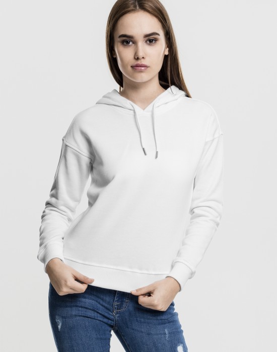 Дамски суичър в бяло Urban Classics Ladies Hoody, Жени - Lit.bg Дамски суичър в бяло Urban Classics Ladies Hoody, Жени - Lit.bg