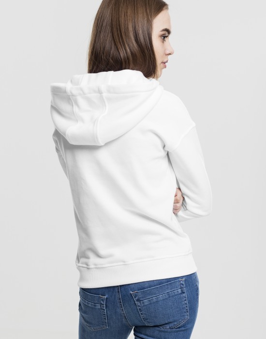 Дамски суичър в бяло Urban Classics Ladies Hoody, Жени - Lit.bg Дамски суичър в бяло Urban Classics Ladies Hoody, Жени - Lit.bg