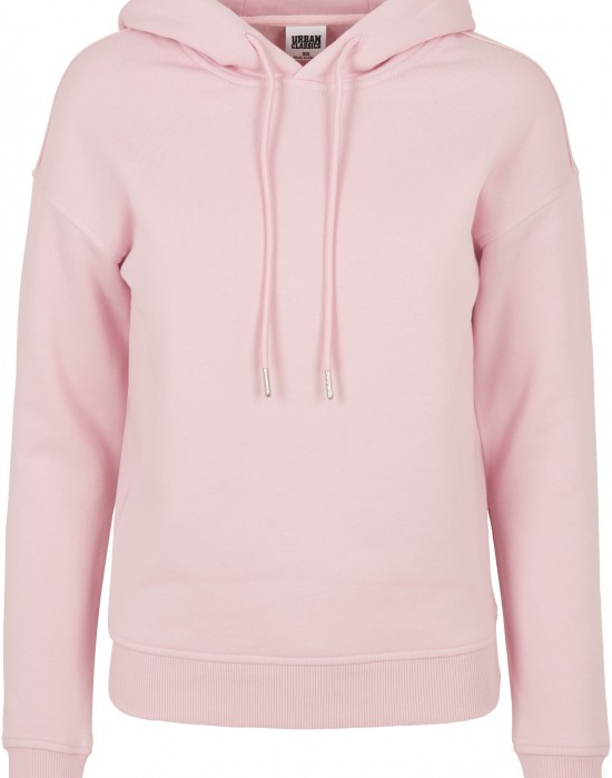 Дамски суичър в момичешко розово Urban Classics Ladies Hoody, Жени - Lit.bg