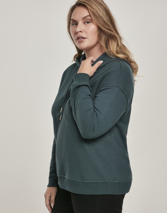 Дамски суичър в тъмнозелено Urban Classics Ladies Hoody, Жени - Lit.bg Дамски суичър в тъмнозелено Urban Classics Ladies Hoody, Жени - Lit.bg