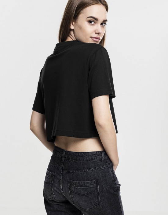 Дамска къса и широка тениска в черно Oversized Urban Classics, Жени - Lit.bg Дамска къса и широка тениска в черно Oversized Urban Classics, Жени - Lit.bg