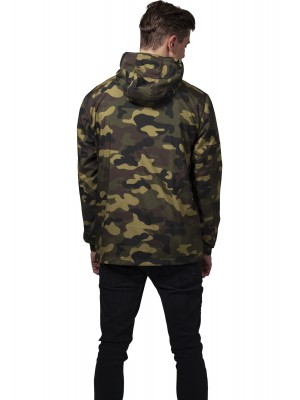 Мъжко яке ветровка в камуфлаж Urban Classics woodcamo