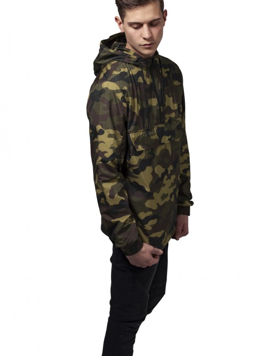 Мъжко яке ветровка в камуфлаж Urban Classics woodcamo, Мъже - Lit.bg Мъжко яке ветровка в камуфлаж Urban Classics woodcamo, Мъже - Lit.bg