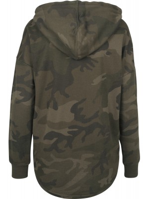 Дамски суичър в камуфлажен цвят Urban Classics Ladies Oversized Camo Hoody