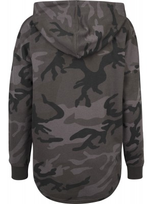 Дамски суичър в тъмносив камуфлаж Urban Classics Ladies Oversized Camo Hoody 
