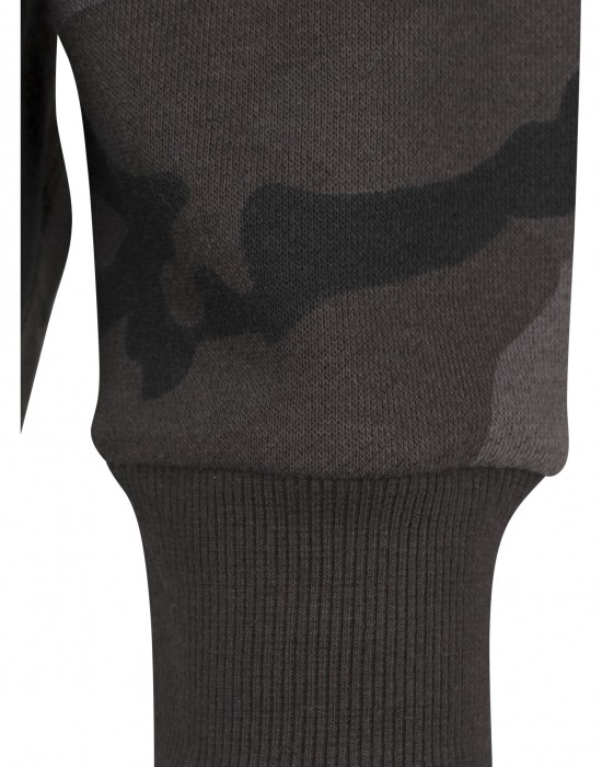 Дамски суичър в тъмносив камуфлаж Urban Classics Ladies Oversized Camo Hoody, Жени - Lit.bg
