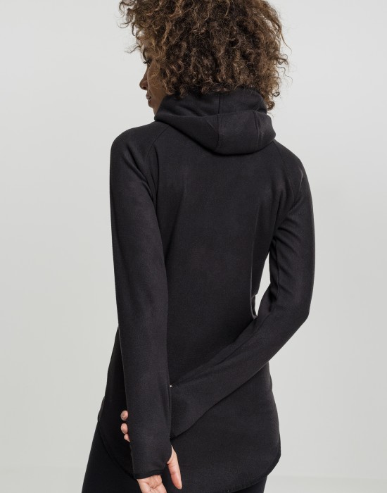 Дамски суичър в черно Urban Classics Ladies Polar Fleece Zip Hoody, Жени - Lit.bg Дамски суичър в черно Urban Classics Ladies Polar Fleece Zip Hoody, Жени - Lit.bg