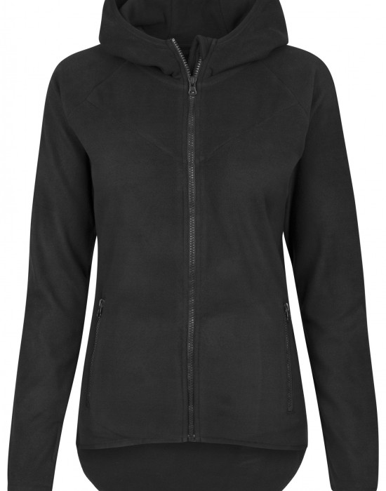 Дамски суичър в черно Urban Classics Ladies Polar Fleece Zip Hoody, Жени - Lit.bg Дамски суичър в черно Urban Classics Ladies Polar Fleece Zip Hoody, Жени - Lit.bg
